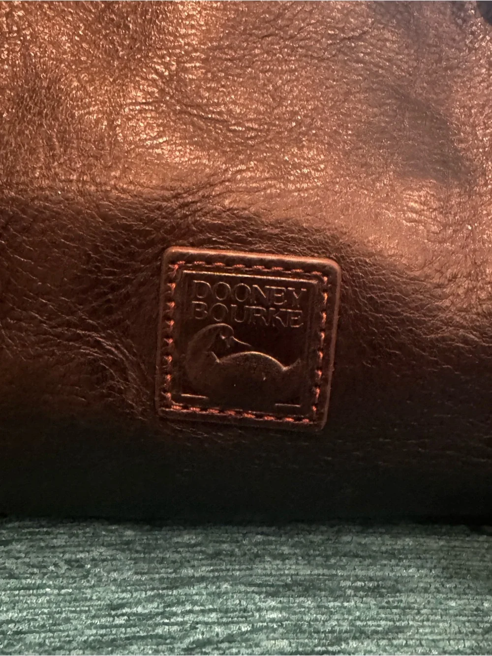 Dooney & Bourke Black Leather Large Florentine Satchel